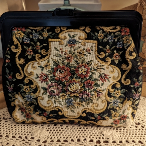 Vintage Tapestry Clutch - Picture 1 of 3